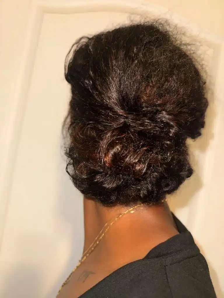 Hair Growth Bun, Day 6: I Ain’t Quitting You! Hair Growth Bun, Day 6: I Ain’t Quitting You!