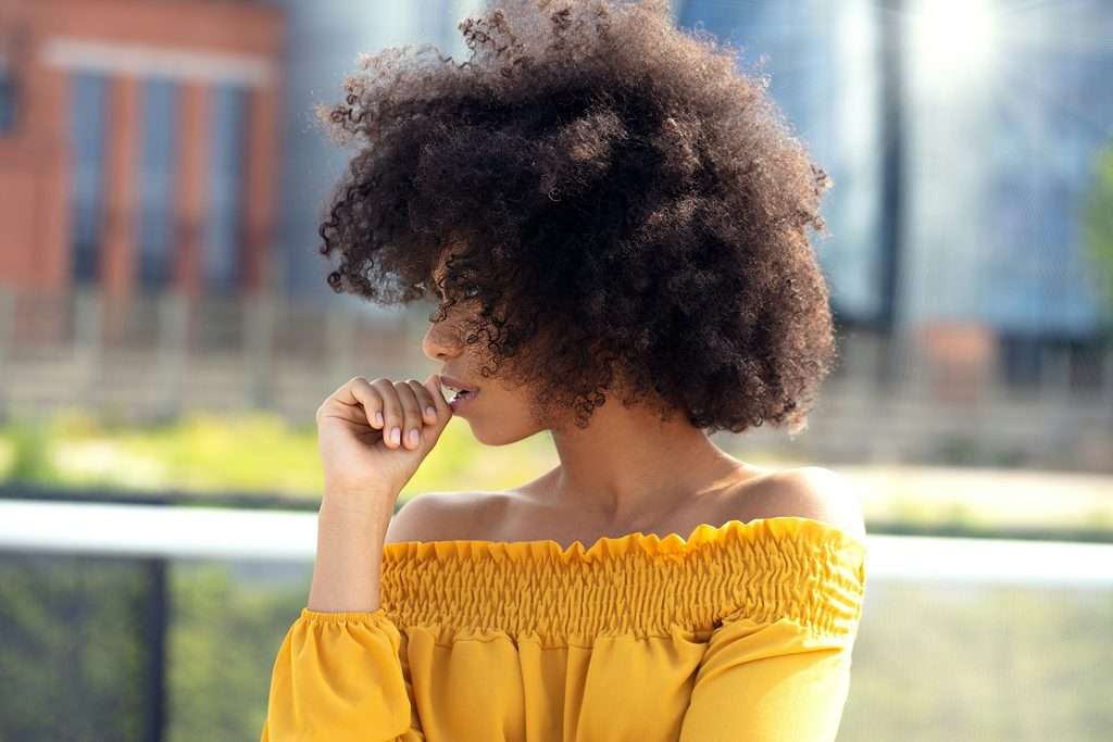 If Detangling Your Natural Hair Takes Forever, You’re Using the Wrong Products rough natural hair